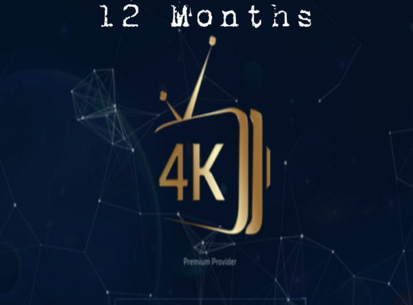 VIP4k IPTV Server 12 Months Subscription